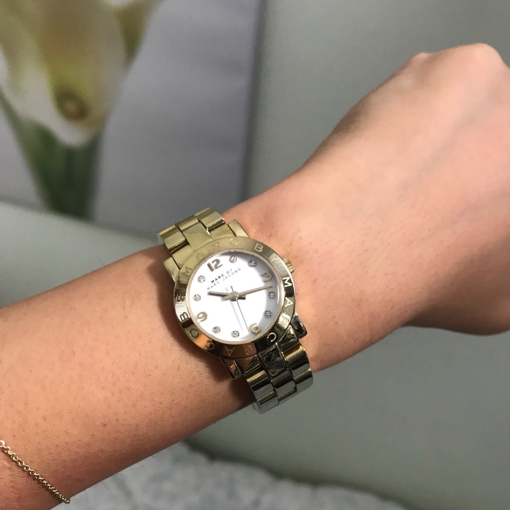 Marc by Marc Jacobs gold watch